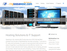 Tablet Screenshot of myglobalhost.com